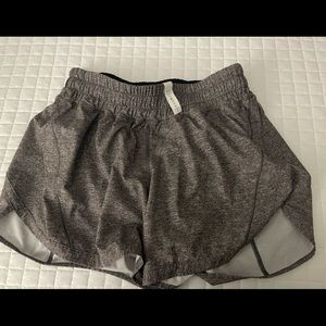 Lululemon size 8 red Track that Short 5 inch